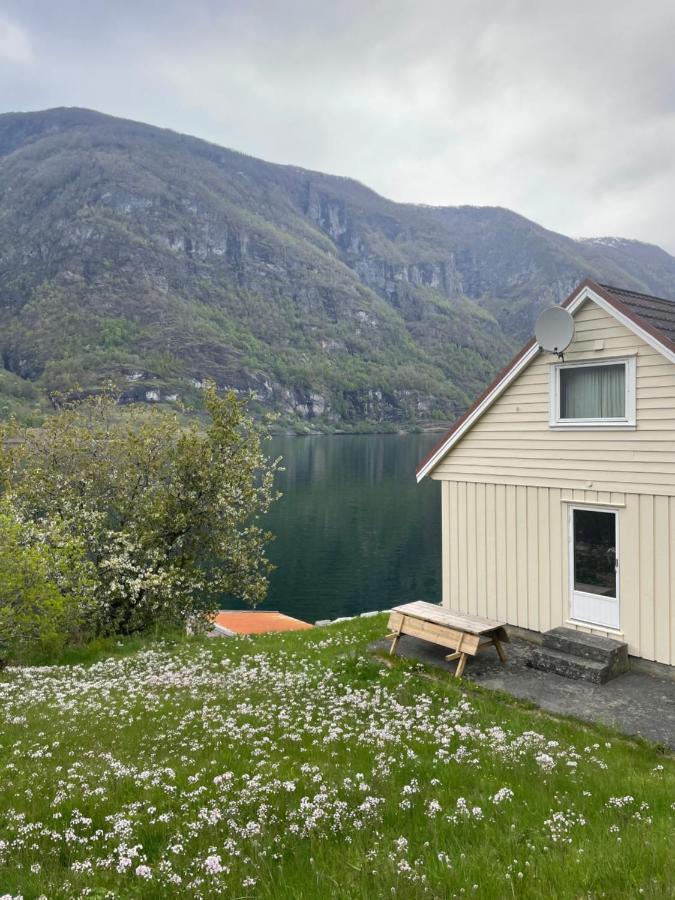 Aurland Feriehus Bagian luar foto
